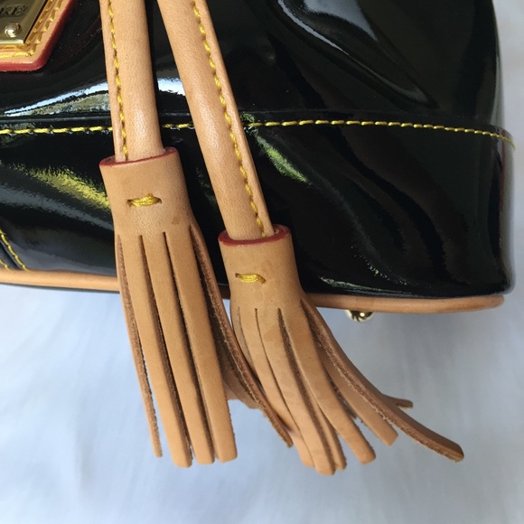 Dooney & Bourke Patent Leather Drawstring Bag - Picture 6 of 8